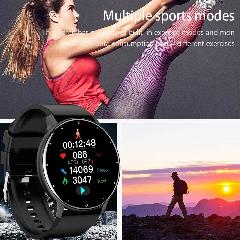 LIGE Smart Watch – Heart Rate, Fitness Tracker & Waterproof | Android & iOS