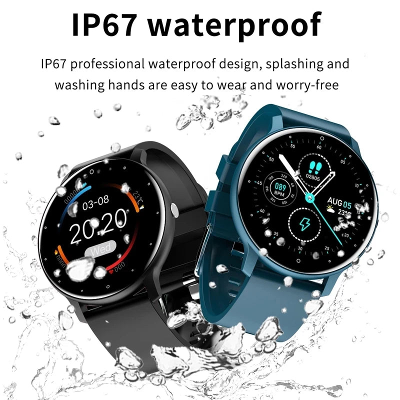 LIGE Smart Watch – Heart Rate, Fitness Tracker & Waterproof | Android & iOS