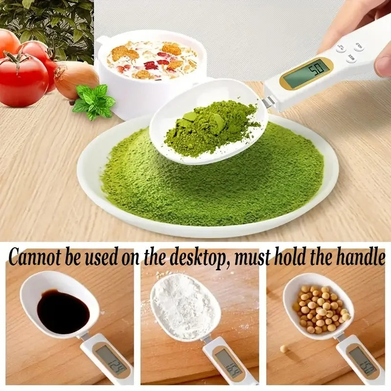 Pocket-sized digital spoon scale- Accurate to 0.1g for Coffee, Flour, Medicine and Kitchen use.