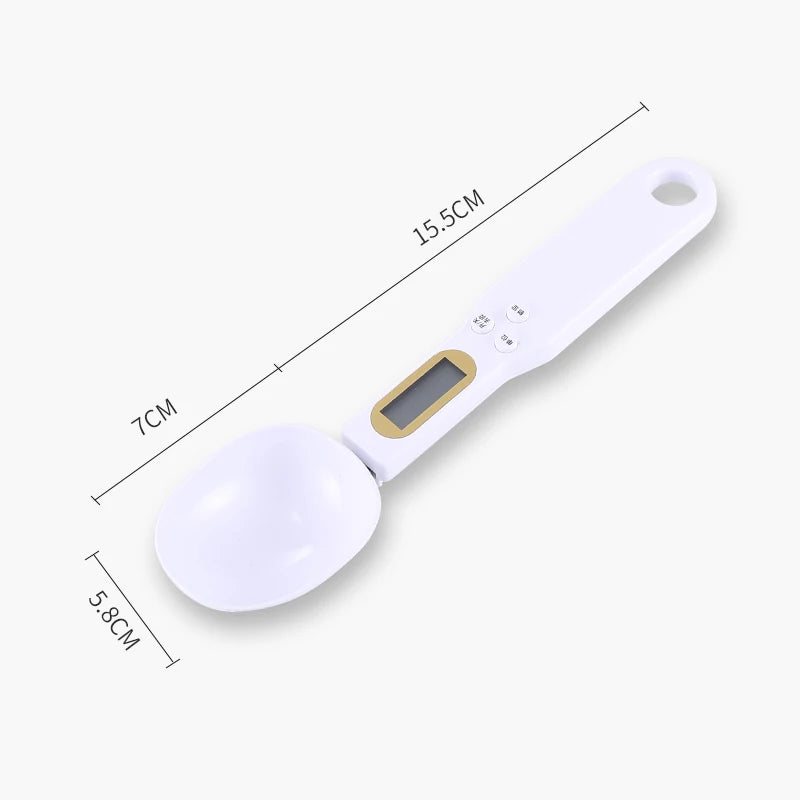 Pocket-sized digital spoon scale- Accurate to 0.1g for Coffee, Flour, Medicine and Kitchen use.