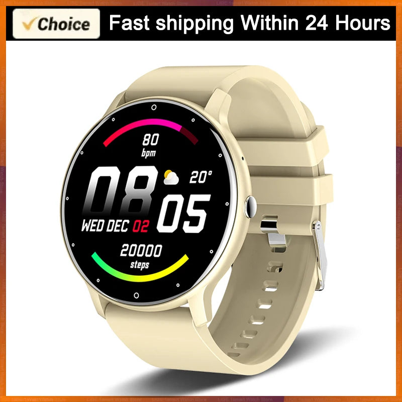 LIGE Smart Watch – Heart Rate, Fitness Tracker & Waterproof | Android & iOS