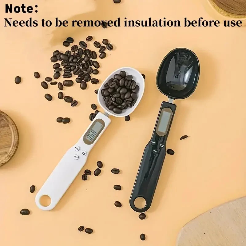Pocket-sized digital spoon scale- Accurate to 0.1g for Coffee, Flour, Medicine and Kitchen use.